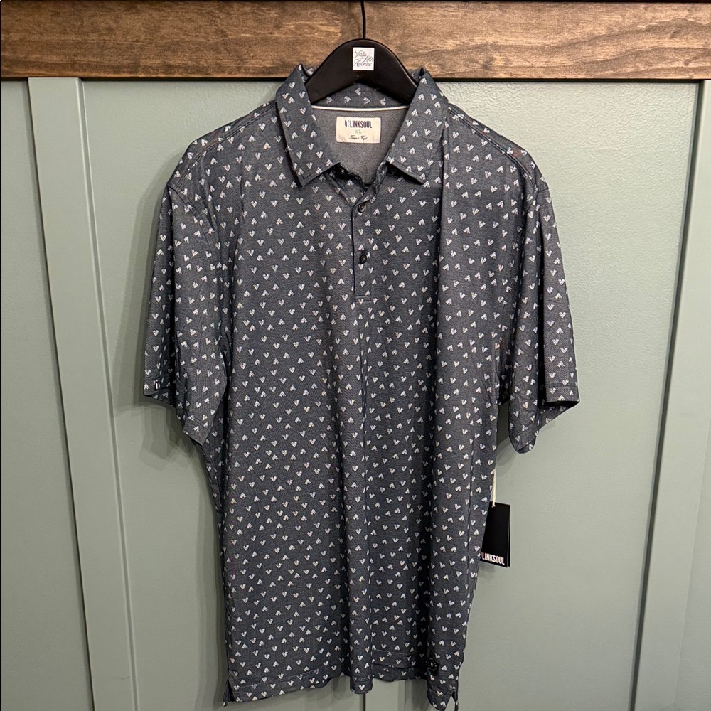 Linksoul Men's Gray Golf Shirt
